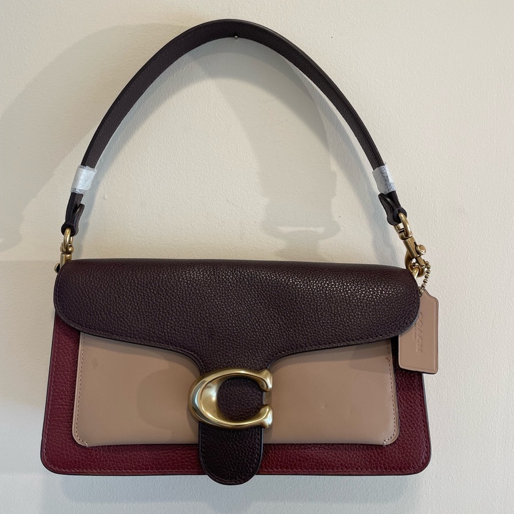 COACH Pebbled Leather Tabby Bag